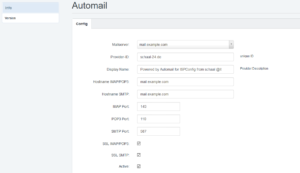 ISPConfig Automailer Setup